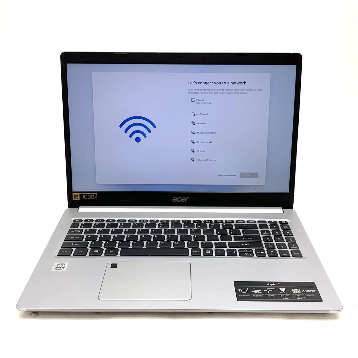 Acer Intel Core i5 8th Gen. PC Laptops & Netbooks 256 GB SSD