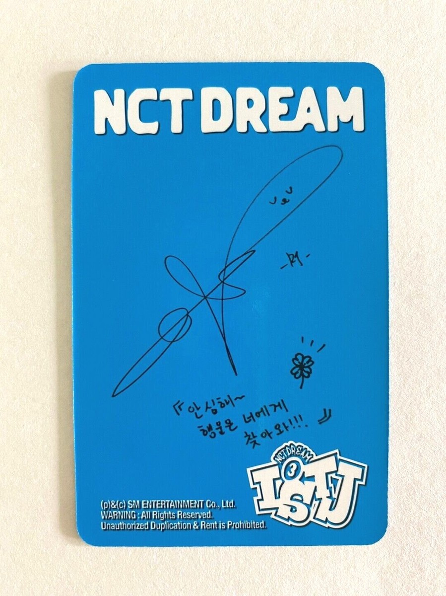 NCT DREAM The 3rd Album ISTJ Official Photocard Jeno Jaemin