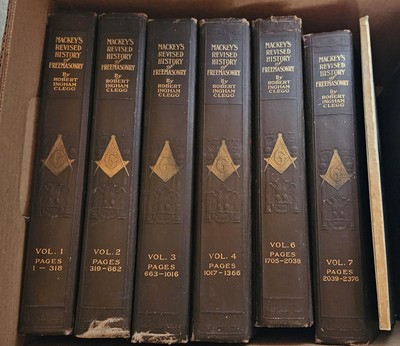 Masonic Lodge Mackey, THE HISTORY OF FREEMASONRY Complete 7