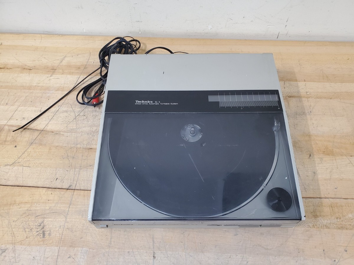 Vintage Technics SL-5 Linear Tracking Direct Drive Turntable