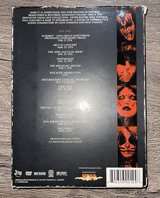 KISSOLOGY: The Ultimate Kiss Collection Volumes 1 2 3 DVD COMPLETE