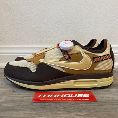New Nike Air Max 1 Travis Scott Cactus Jack Baroque Brown DO9392