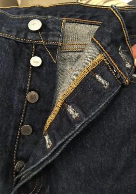 Levis 501XX W36 L30 Button Fly V Jeans Single Stitch Vintage