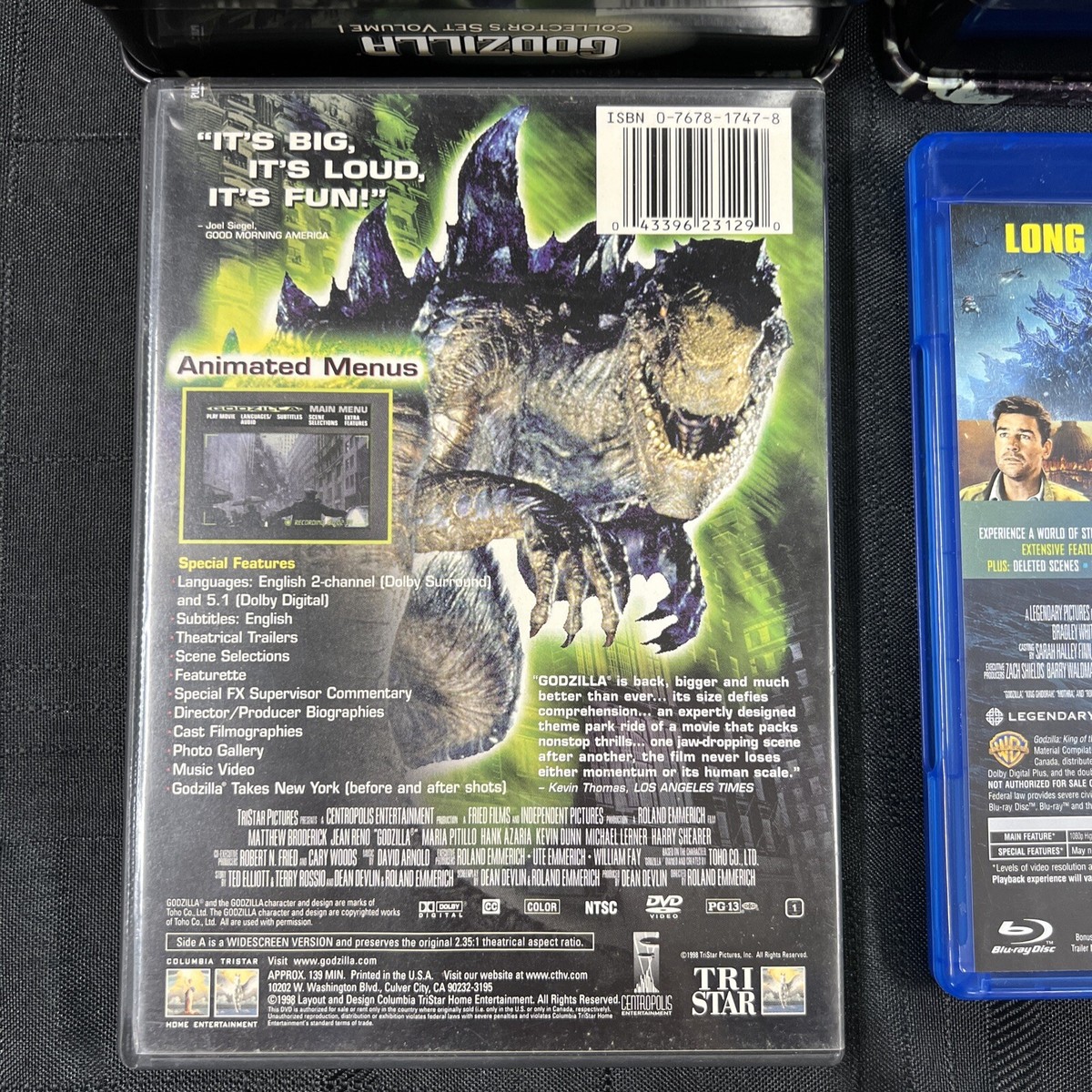 GODZILLA ORIGINAL MOTION PICTURE 8 DISC DVD COLLECTION -10 MOVIES