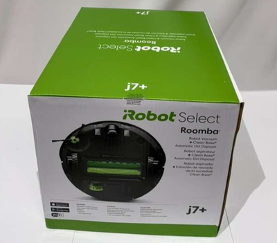 iRobot Roomba j7+ Select Wi-Fi Robot Vacuum Cleaner with Base