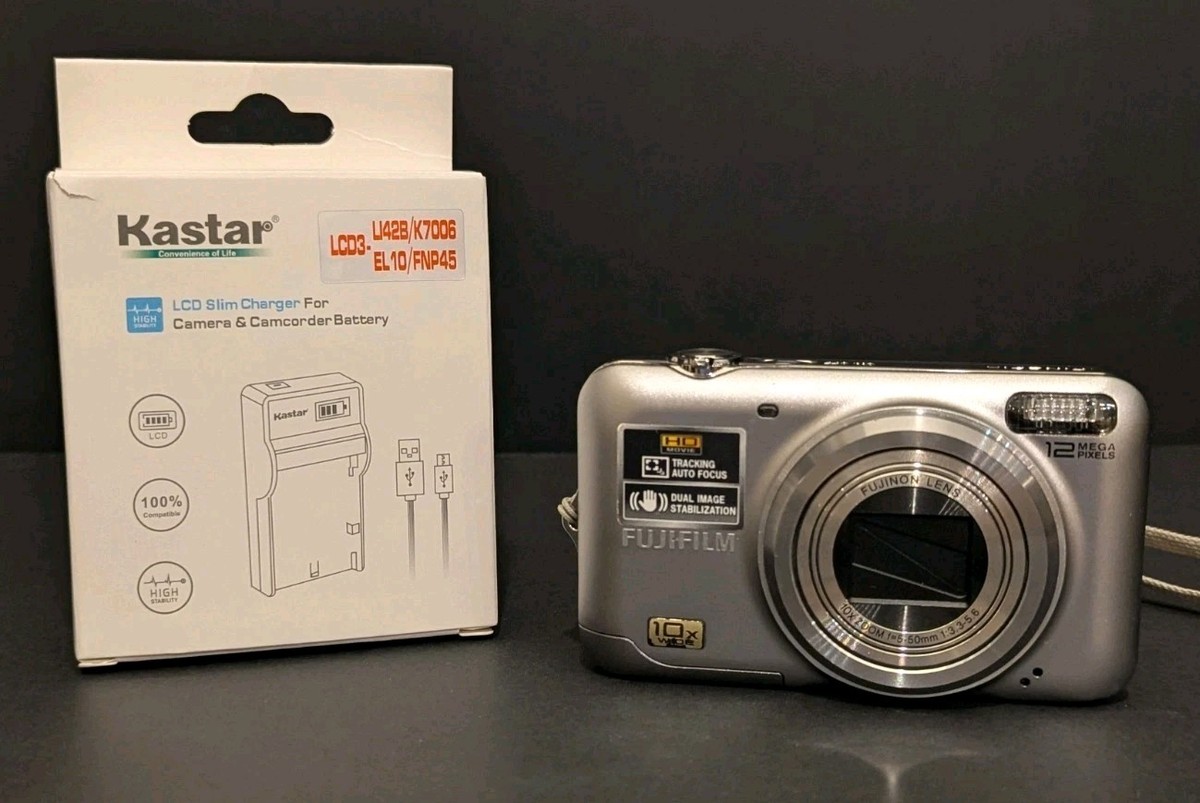 Fujifilm FinePix JZ300 JZ Series 12.1MP Digital Camera Silver