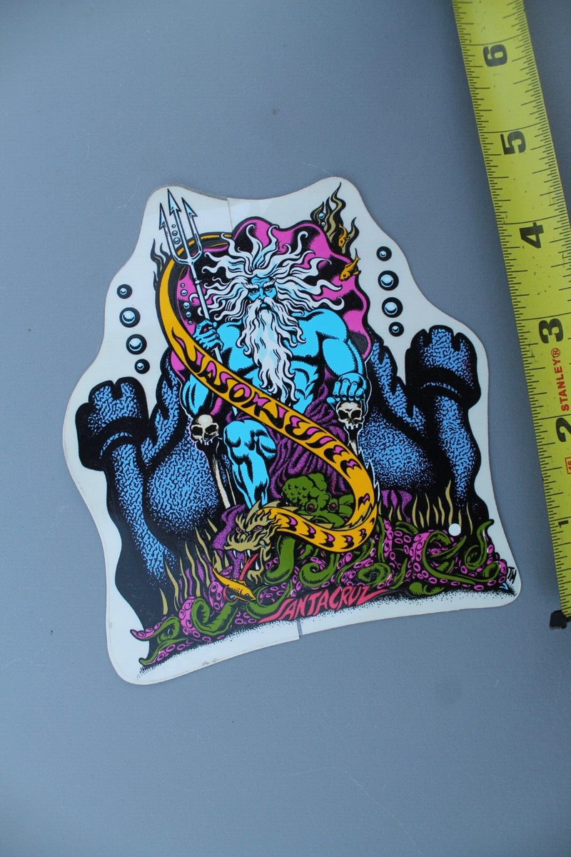 SANTA CRUZ Skateboards Jason Jesse Poseidon 80s GB Vintage