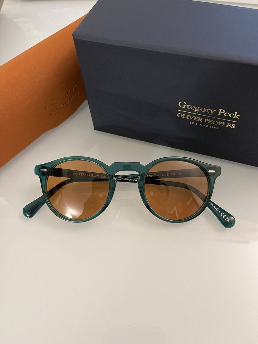 Oliver Peoples Gregory Peck 47mm Sun Limited Edition i Dark Teal