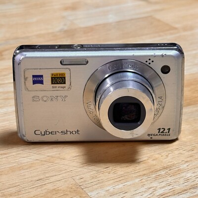 Excellent] SONY Digital Camera DSC-W220 Silver Cyber-Shot Zeiss
