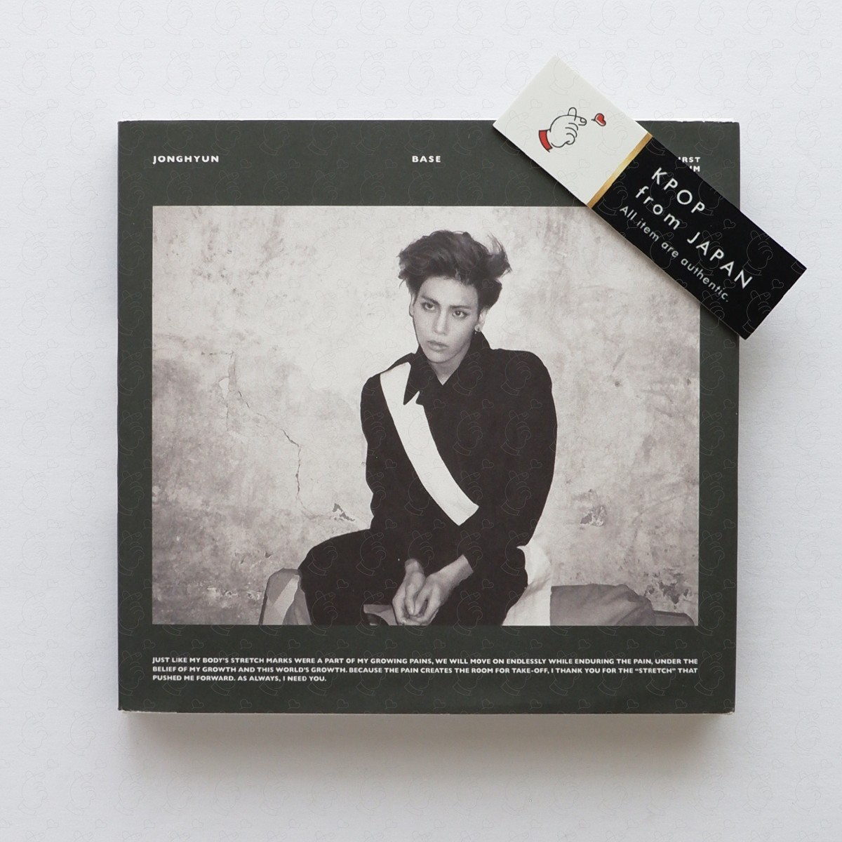 JONGHYUN BASE SHE IS POET ARTIST Story Op.1 SOLO OPENED ALBUM