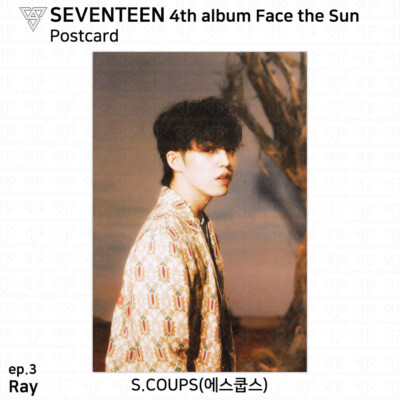 SEVENTEEN 4th Album Face the Sun Official Postcard from ep.1 to ep