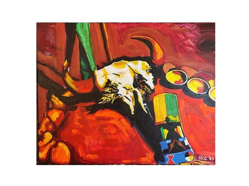 Amor Eterno by Daniel Esparza Canvas Giclee Tattoo Day of the Dead