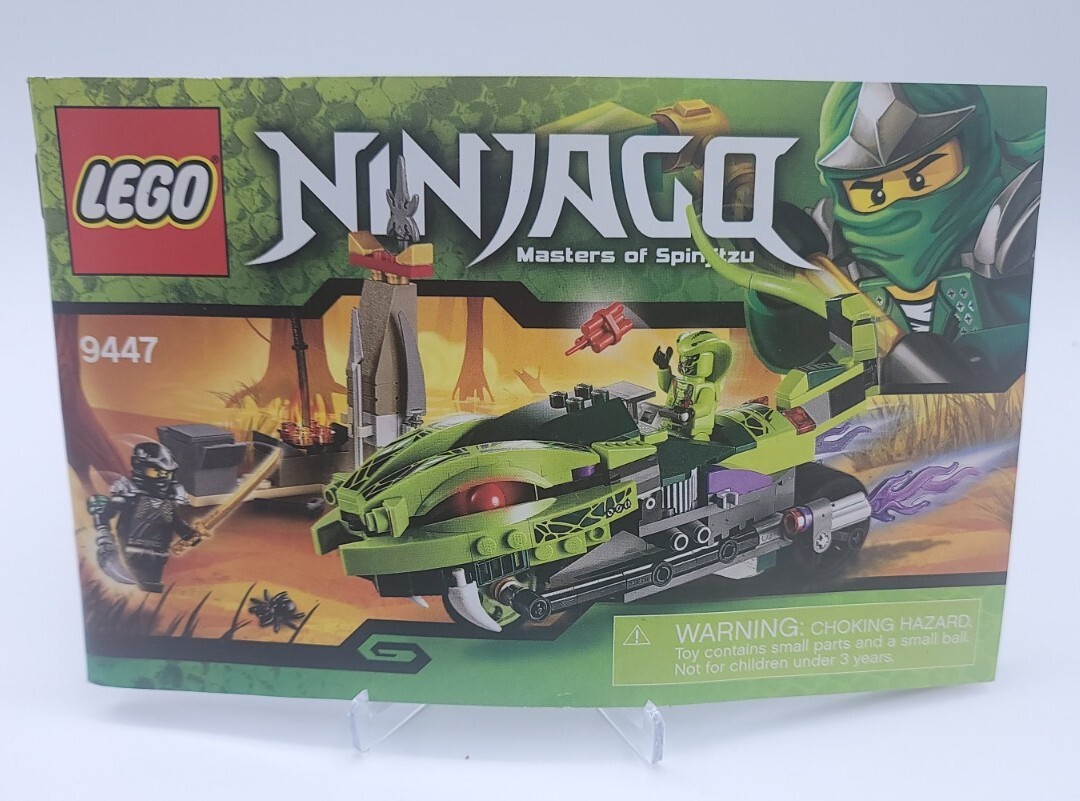 LEGO Instruction Manual ONLY LEGO 9447 Ninjago Lasha's Bite Cycle