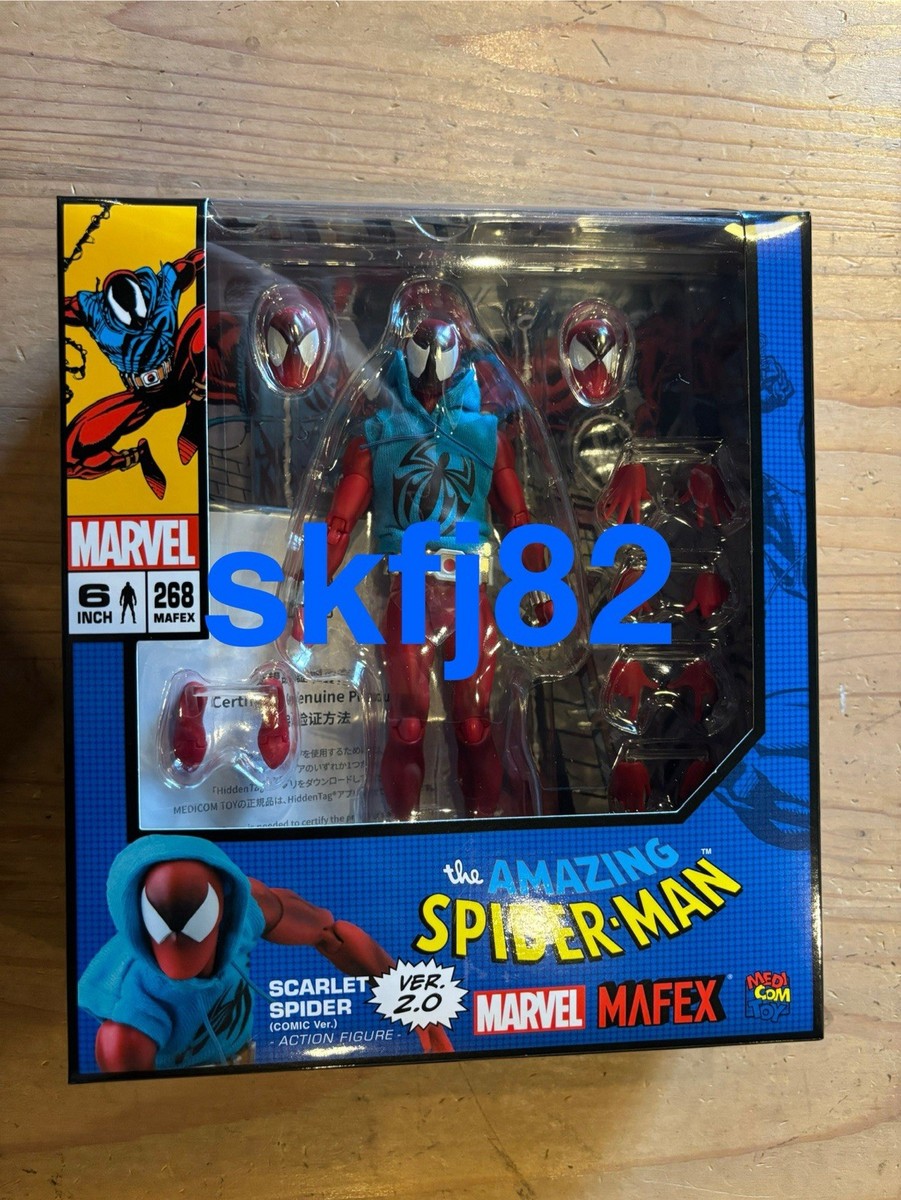 MEDICOM TOY MAFEX No.268 SCARLET SPIDER COMIC Ver. Ver.2.0 | eBay