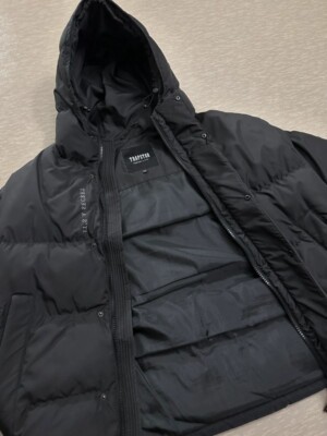 Trapstar Decoded 2.0 Hooded Puffer - Black Black | eBay