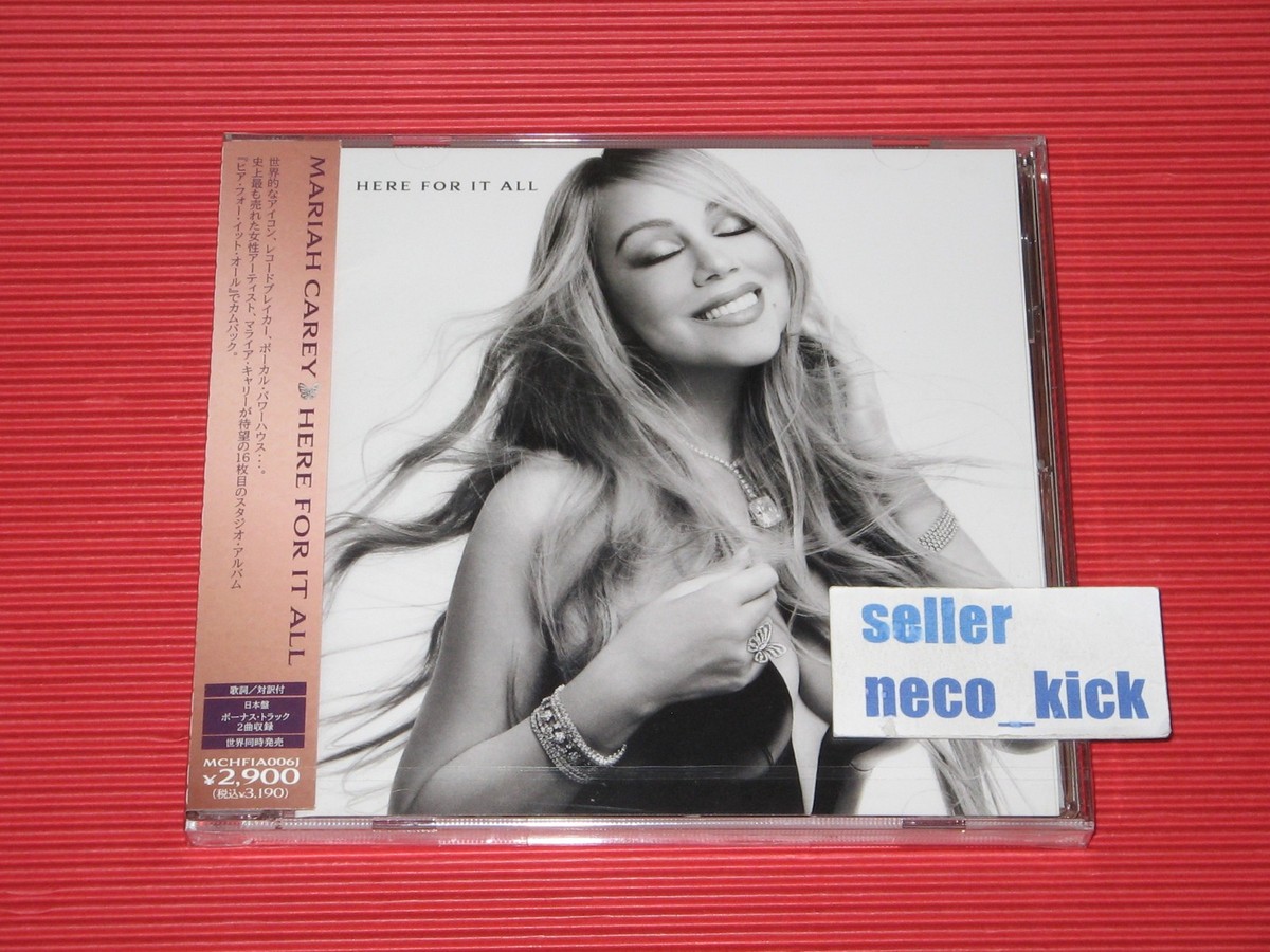 11B MARIAH CAREY HERE FOR IT ALL WITH BONUS TRACK 2025 JAPAN CD | eBay