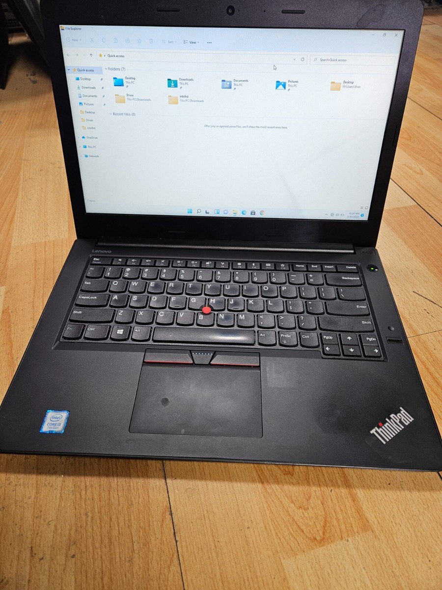 Lenovo ThinkPad E470 Laptop PC Computer 14” Core i3 8GB RAM 500GB