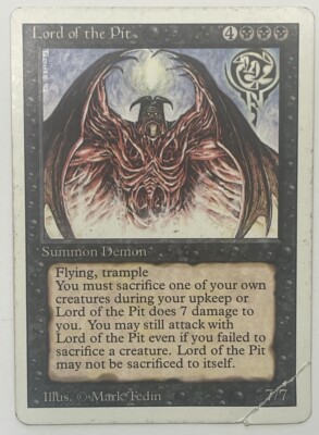 MTG 奈落の王/Lord of the Pit 259 奈落の王/Lord of the Pit》[IMA