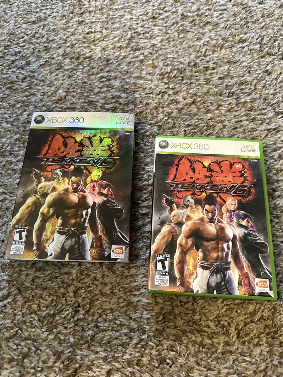 Tekken 6 Xbox 360 W/ Limited Edition Slip Cover 722674210263| eBay
