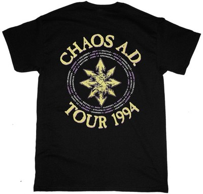 SEPULTURA CHAOS A.D. TOUR 1994 T-SHIRT TARIFFS INCLUDED | eBay