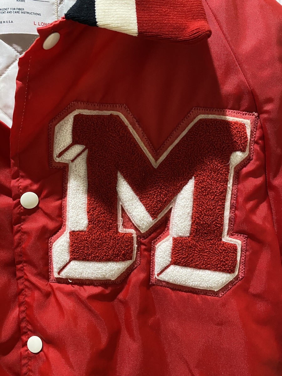 Vintage High School Letterman Jacket Delong Brand Made In USA