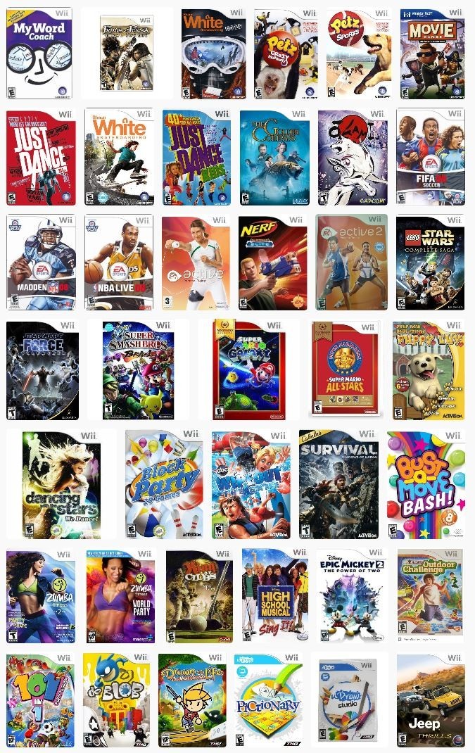 Nintendo Wii Games - Free Shipping - Pick & Choose - VG