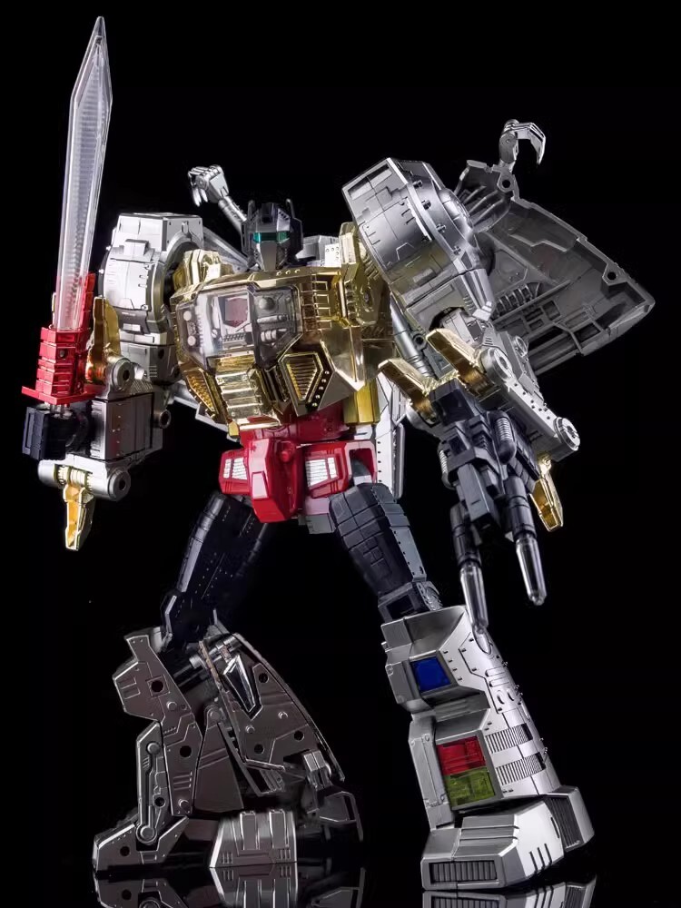 Transforming Robot For MP-08 King Grimlock Oversized Stainless