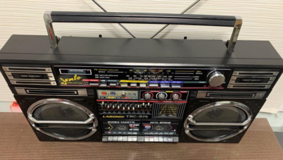 LASONIC TRC-975 Boombox Stereo Radio Cassette Player Recorder