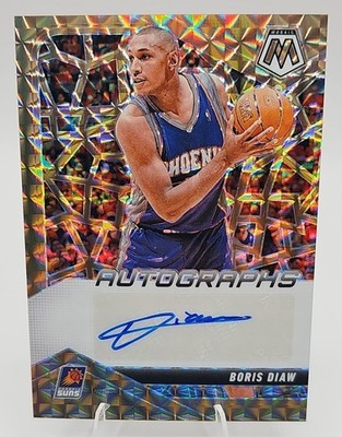 2024-25 Panini Mosaic - Autographs Mosaic Boris Diaw #AM-DIA