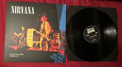 Nirvana Live in Del Mar California December 28th 1991 Vinyl Record