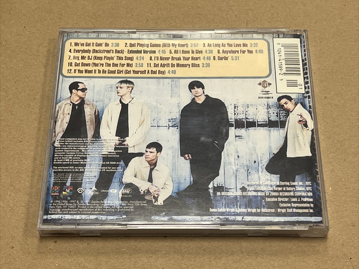 Backstreet Boys CD (Front Of Case Unattached) 12414158925| eBay
