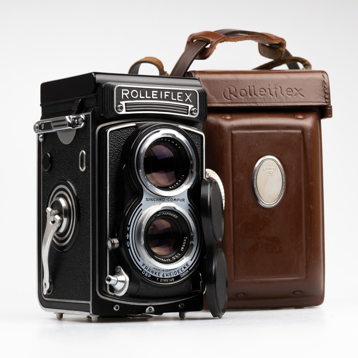 ⭐MINT⭐ SERVICED Rolleiflex T Camera TLR Zeiss Tessar 75mm 3.5 MX