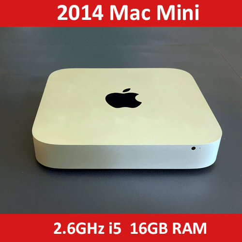 2014 Mac Mini | 2.6GHz Core i5 | 16GB RAM | 256GB PCIe SSD + 1TB