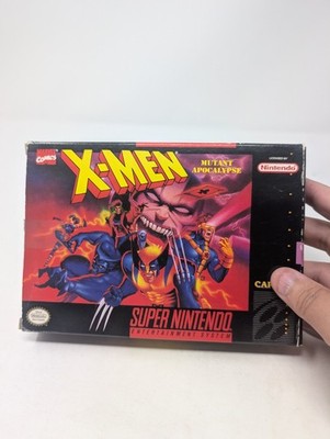 X-Men Mutant Apocalypse Box Super Nintendo SNES NES Original | eBay