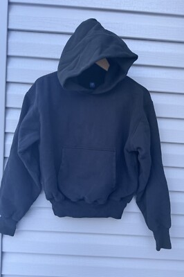 Yeezy YZY x Gap Perfect Hoodie Black Kanye West Double Layered