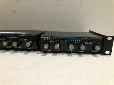 3 PK) ALESIS NANOCOMPRESSOR RMS/PEAK STEREO/ COMPRESSOR/LIMITER