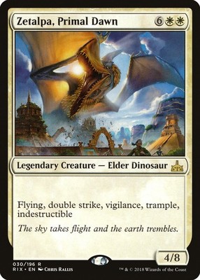 Zetalpa, Primal Dawn Rivals of Ixalan NM White Rare MAGIC MTG CARD