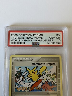 Pokemon World Championship 2005 Tropical Tidal Wave Promo #27