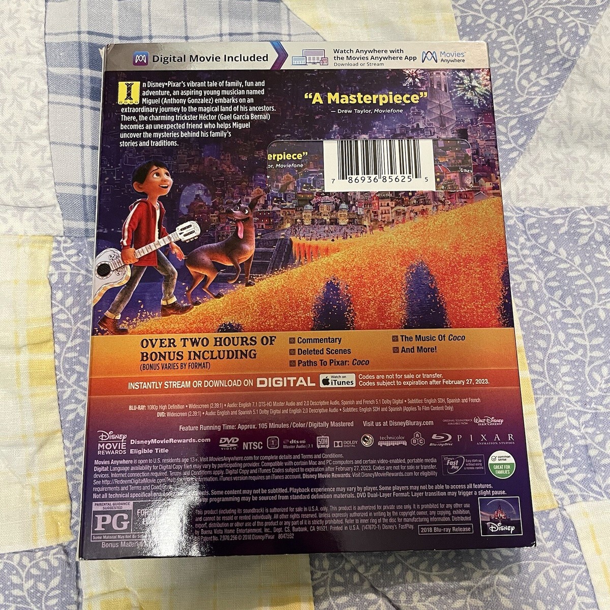 Disney Pixar's Coco Blu Ray DVD | eBay