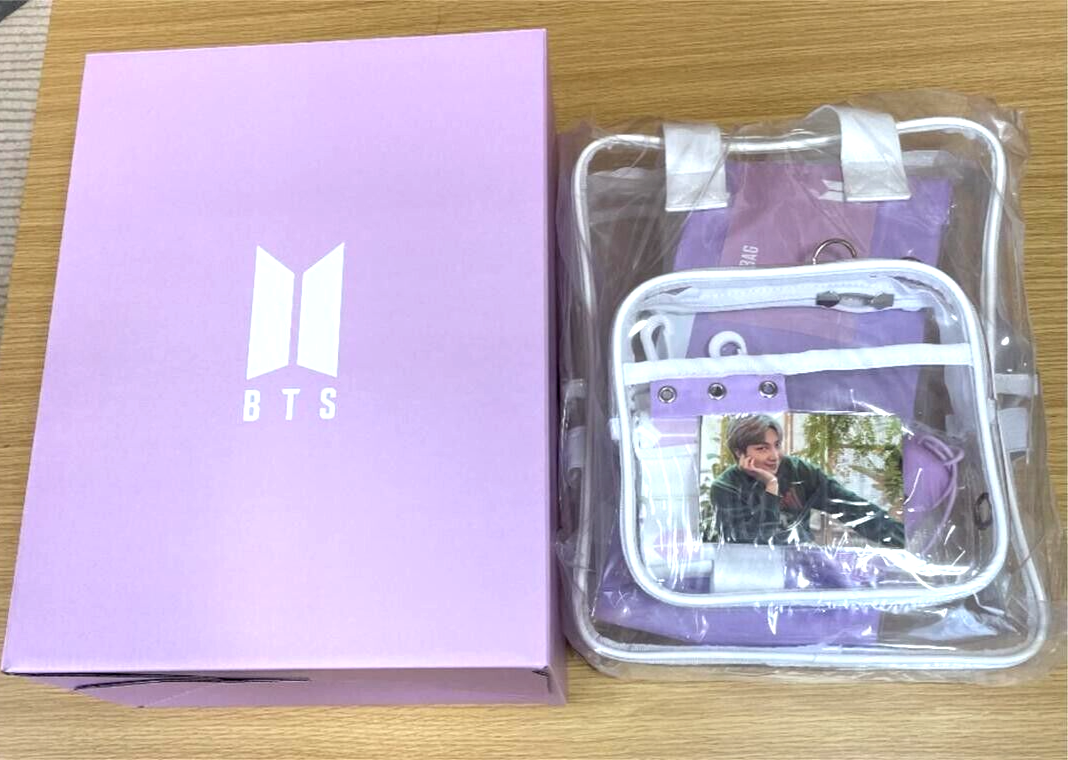 BTS ARMY Membership Pack MERCH BOX #7 Rucksack Clear Bag Full Set