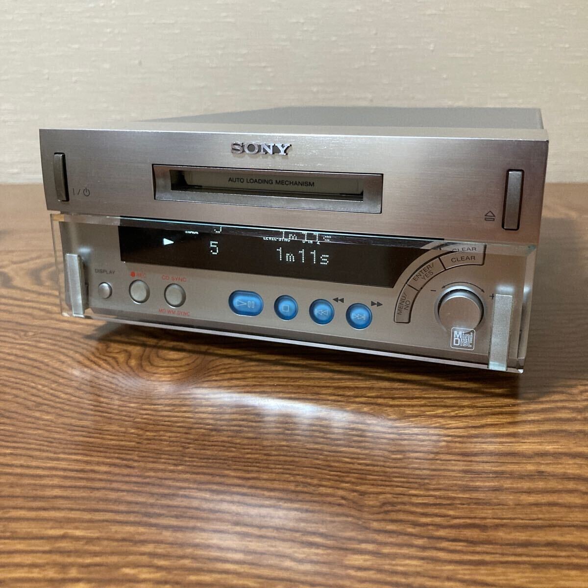 SONY MDS-SD1 Minidisc MD Deck Player Recorder Audio 100V | eBay