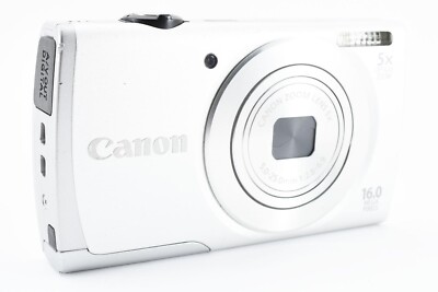 Canon PowerShot A2600 Digital Camera W. 5x Zoom Lens Black | eBay