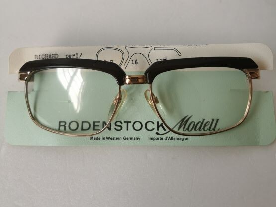 RODENSTOCK Frame/SUNGLASSES Richard Authentic Retired Yellow Gold