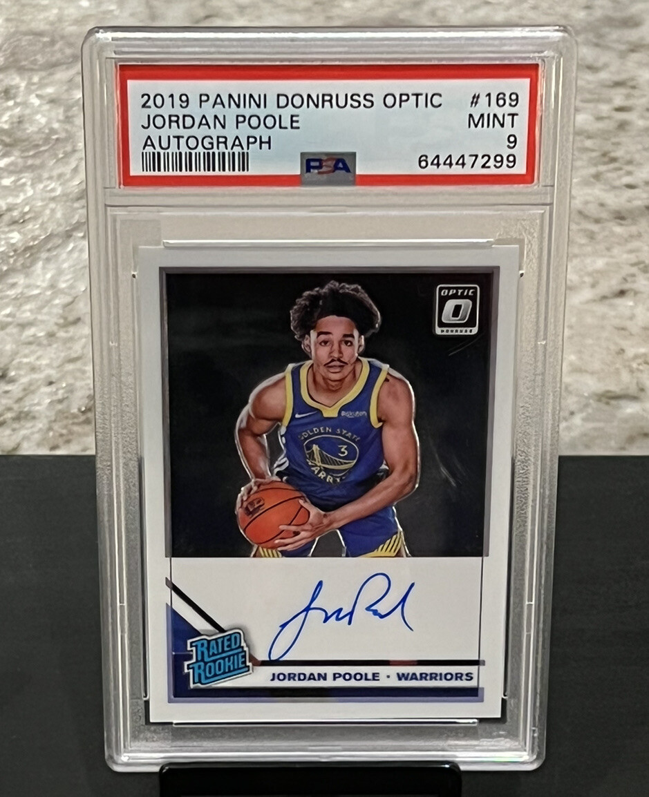 Jordan Poole 2019 Optic #169 Rated Rookie Signatures Price Guide