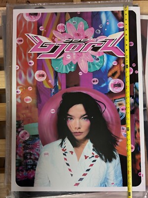 BJORK Björk Post original Vintage UK Poster 1995 concert new old