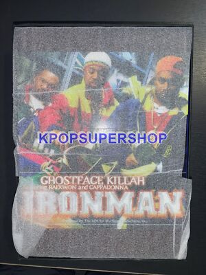 Ghostface Killah Album Ironman CD Gold Edition Wooden Box Set Book