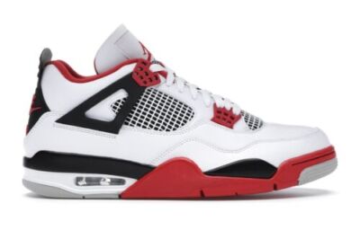 ✓ NEW 🔥 Men's Nike Air Jordan 4 Retro OG 'Fire Red 2020' Fashion
