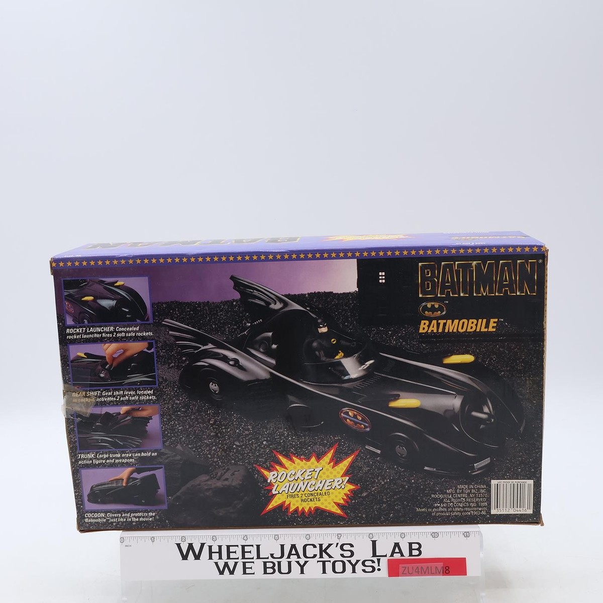 Rocket Launcher Batmobile DC Comics Batman 1989 Toy Biz Vintage