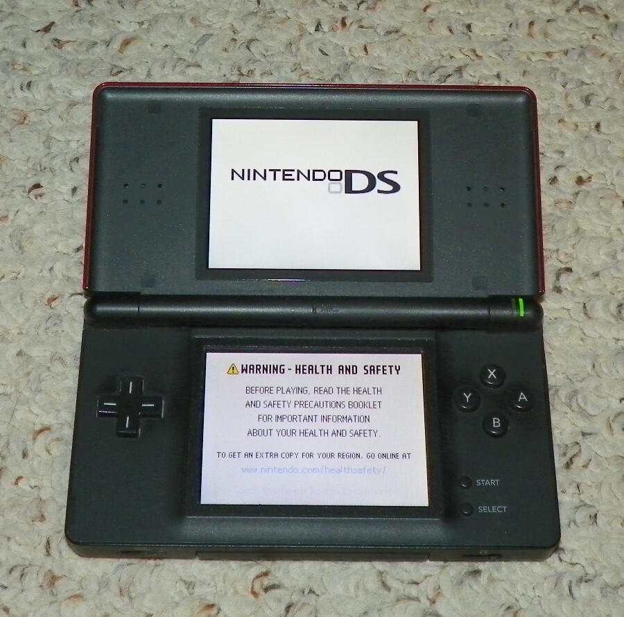 Nintendo DS Lite - Handheld Video Game System - Crimson Red