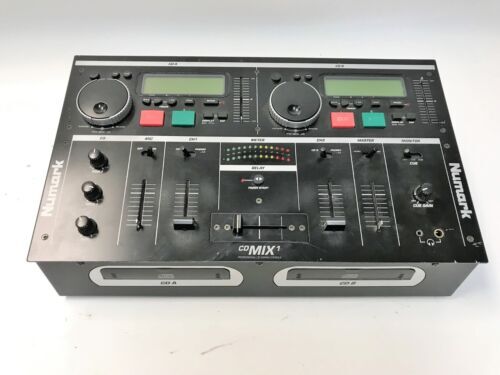 American Audio Q-D6 PreAmp Mixer W/ 2 Flex 100 MP3 CD Player